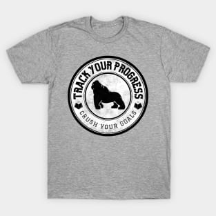 Track your progress, crush your goals. T-Shirt